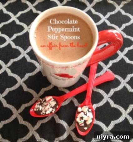 Melting Peppermint Chocolate Stirrers 1 featured 84