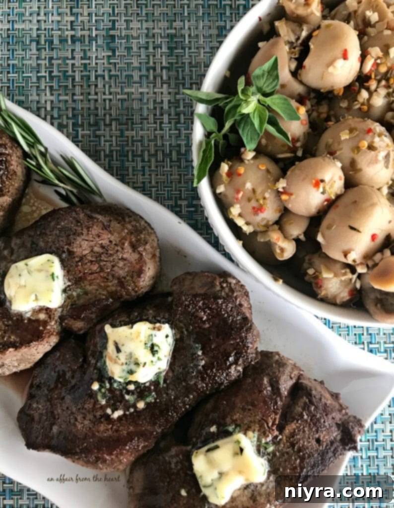 Aromatic Herb Butter Filet Mignon 1 featured 8542
