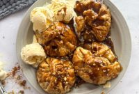 Spiced Rum Caramel Apple Dumplings