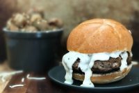 Green Chile Mushroom Melt with Monterey Jack Sauce