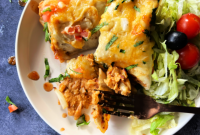 Hearty Five Bean and Cheese Enchiladas