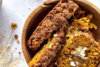 Pumpkin Zucchini Crumble Loaf