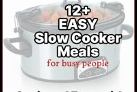 12 Effortless Slow Cooker Meals