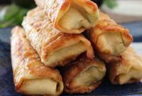 Guacamole Crunch Rolls with Fiery Cilantro Ranch