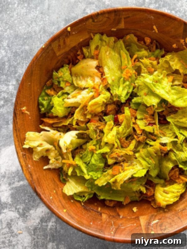 Taco Salad with ground beef