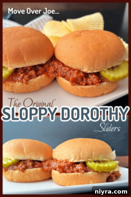 Sloppy Dorothy Sliders - smaller portion, same great taste