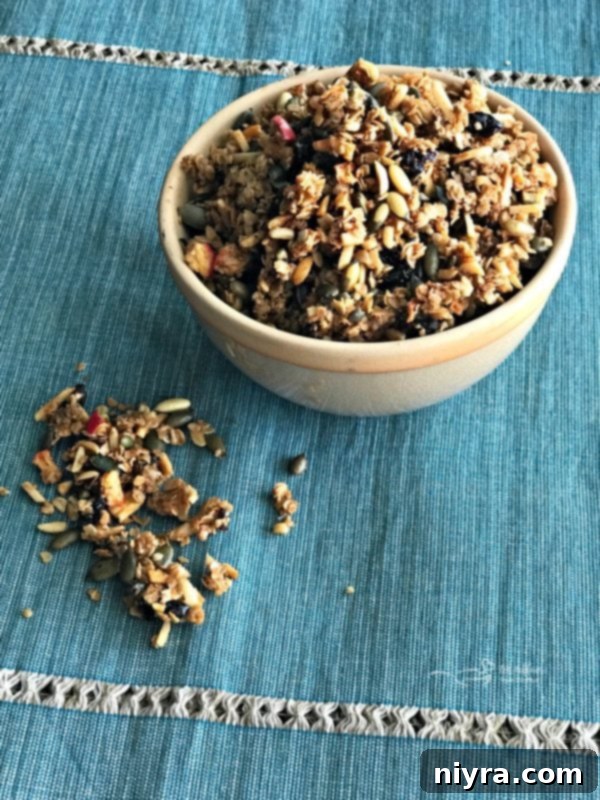 Fresh Apple Cinnamon Granola Ready to Serve