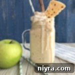 Copycat Dairy Queen Apple Pie Blizzard side view