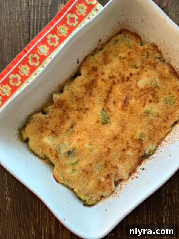 Brussels Sprouts Gratin baking in the oven
