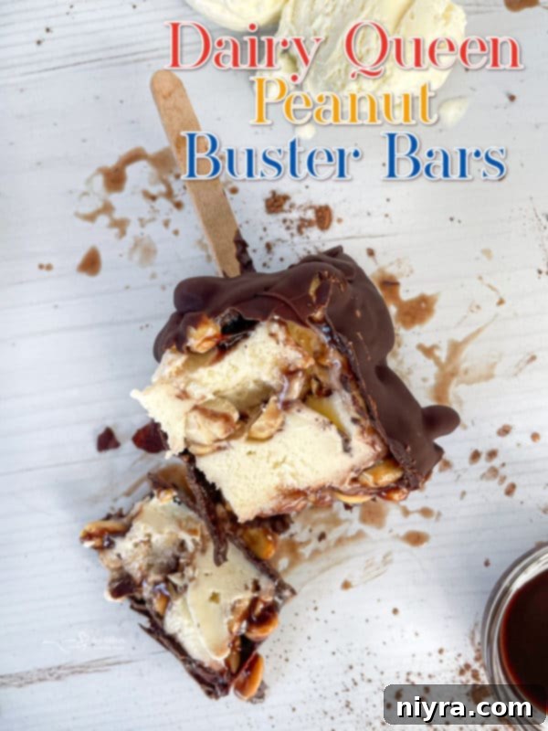 Top view of Buster Bars, showing their delightful layers.