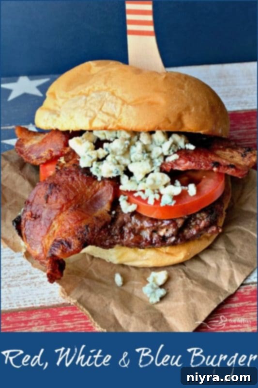 Red, White & Bleu Burger
