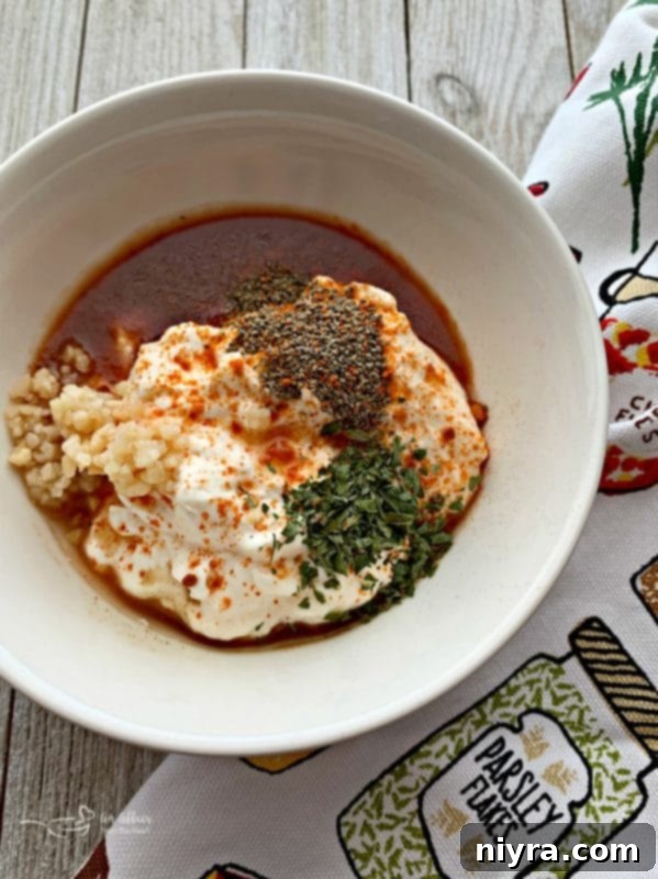 Bloody Mary Aïoli prep white bowl