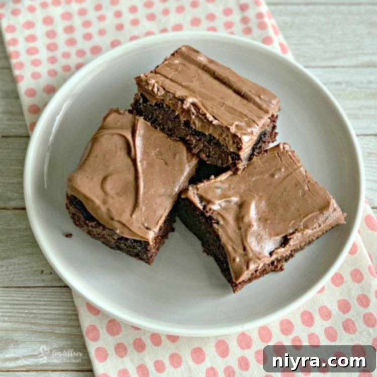 Frosted Zucchini Brownies