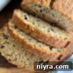 Grandma's Zucchini Bread close up