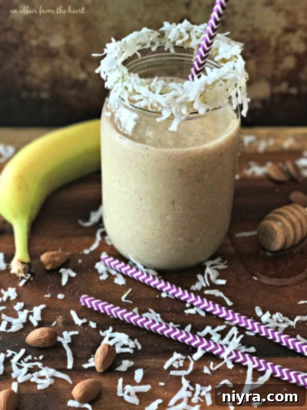Nutty Monkey Smoothie – another great smoothie option