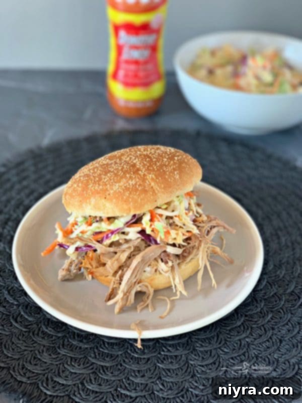 Crock Pot Pulled Pork with Dorothy Lynch Cole Slaw