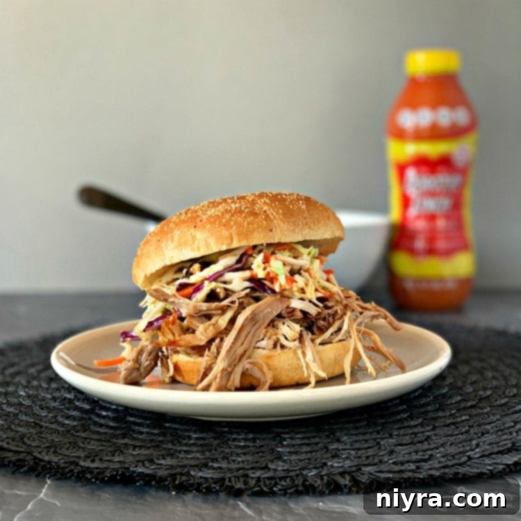 Crock Pot Pulled Pork with Dorothy Lynch Cole Slaw