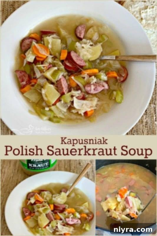 Polish Sauerkraut Soup - Kapusniak