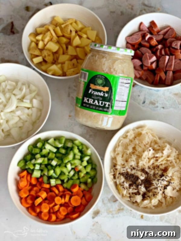 Polish Sauerkraut Soup - Kapusniak