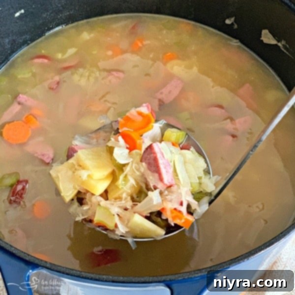 Polish Sauerkraut Soup - Kapusniak