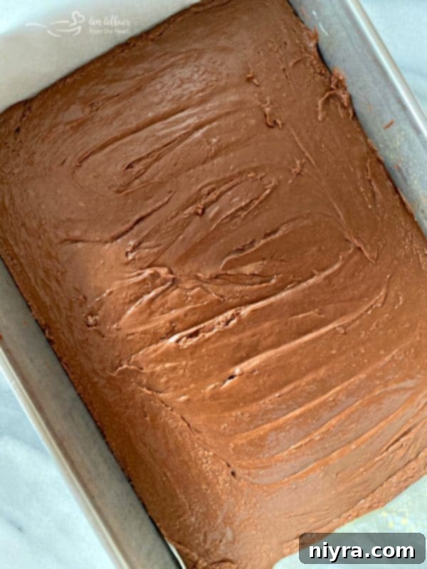 Never Fail Fudge in a pan