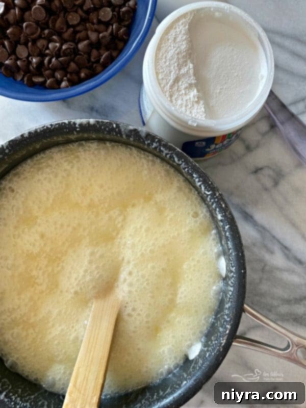 Never Fail Fudge Recipe adding marshmallow creme and chocolate chips