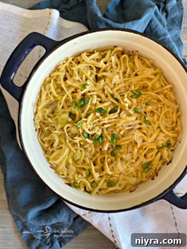 Polish Kluski and Sauerkraut 2 Classic Polish Noodles & Kraut - a beloved comfort food