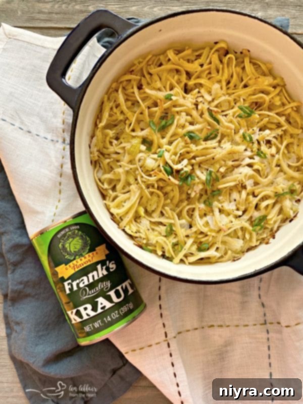 Polish Kluski and Sauerkraut 5 Polish Noodles & Kraut with Frank's Kraut - a perfect match