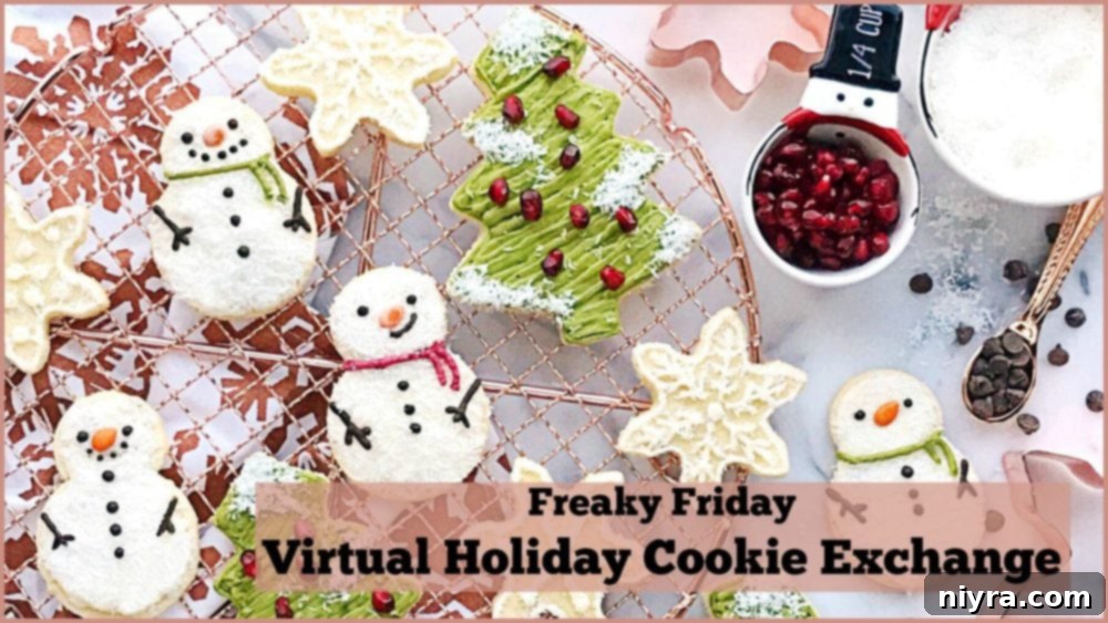 Group photo of Freaky Friday Cookie Exchange 2019 participants