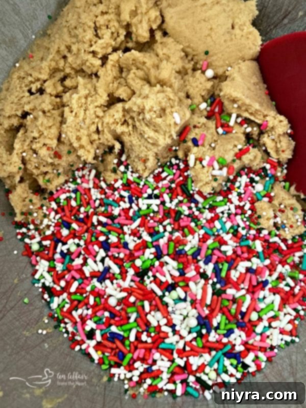 Two bowls of sprinkles for dough and coating