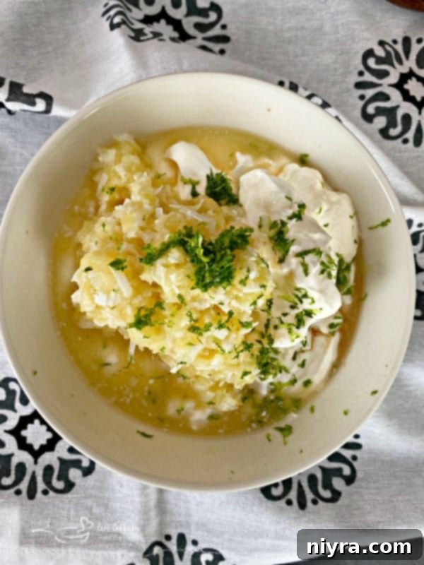 Pineapple Coconut Dip preparation