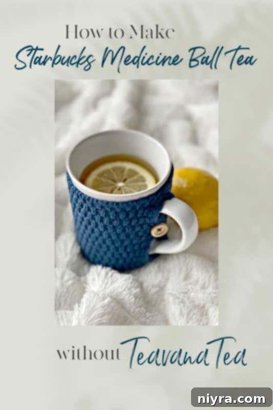 Medicine Ball Tea with alternative Teavana teas