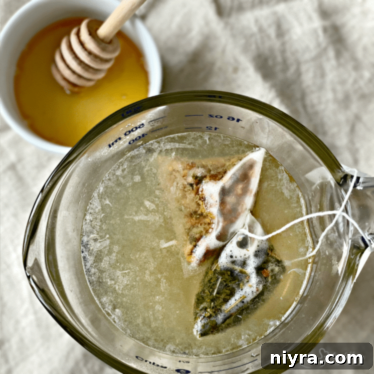 Making a Starbucks Medicine Ball at home