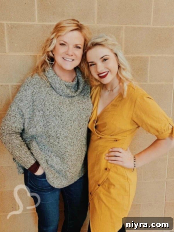 Photo of Michaela and Josie, mother and daughter