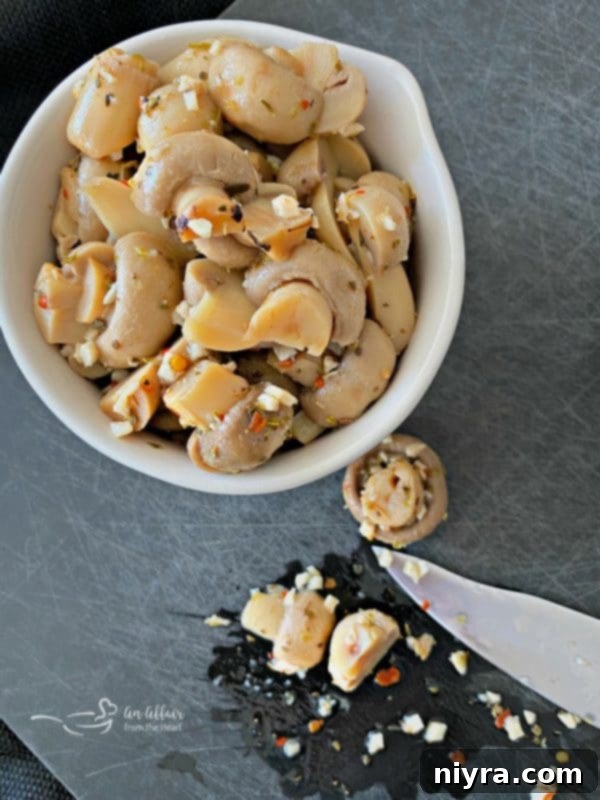 Spicy Tater Tot Casserole with Sausage & Mushrooms prep 1