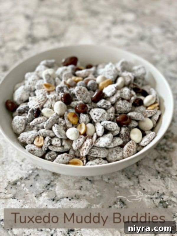 Tuxedo Muddy Buddies HERO