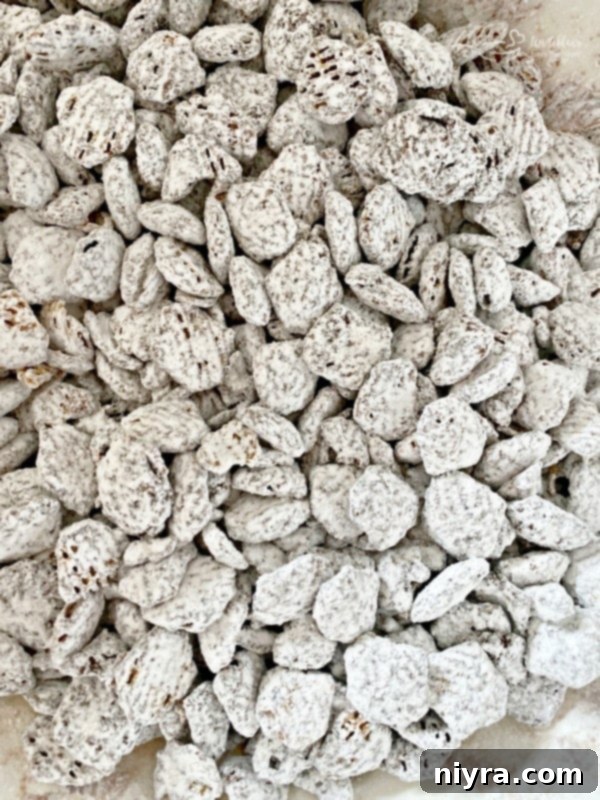 Tuxedo Muddy Buddies prep 2