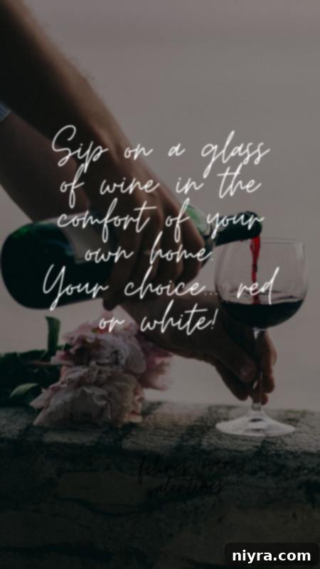 Bottle of premium red wine, ideal for a romantic date night