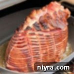 Double Smoked Ham on Traeger