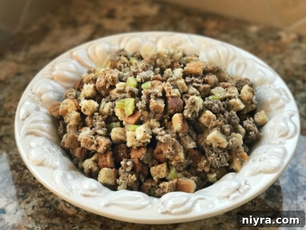 Grandma's Sausage & Sage Dressing