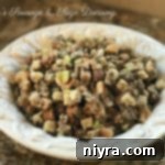 Dressing in a decorative bowl with text 