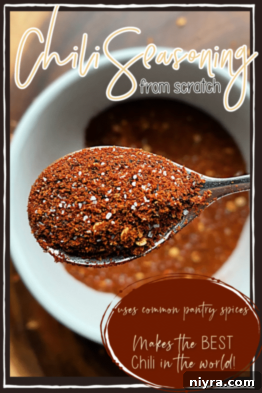 Chili Seasoning An Affair from the Heart