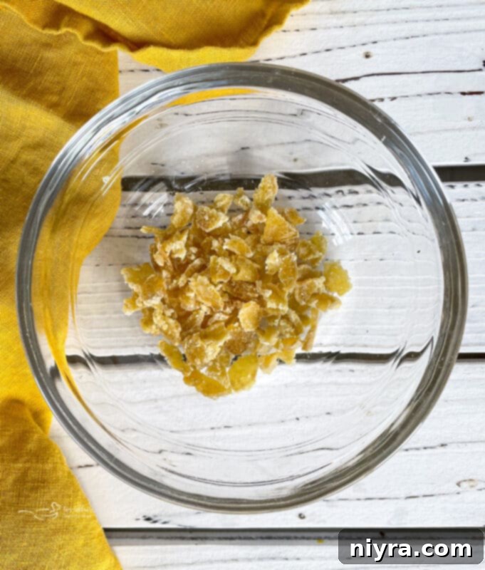 Copper Kick Refresher 5 Candied ginger garnish for Moscow Mule