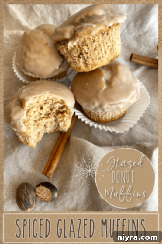 Glistening Spice Muffins 6 Freshly baked Spiced Glazed Muffins with a thick glaze, presented beautifully and ready to be enjoyed