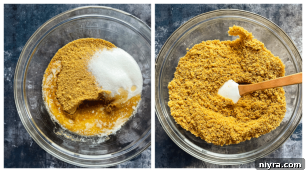 Crimson Cherry Indulgence 9 A graphic illustrating the steps to make a cherry dessert.