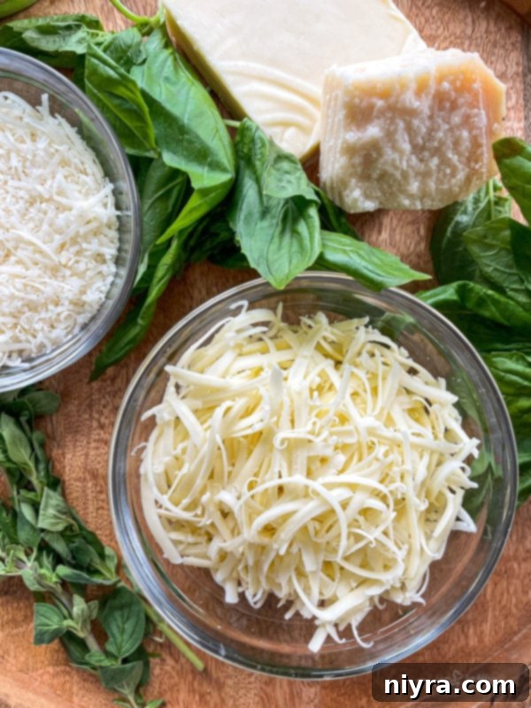 Block of mozzarella cheese and a grater