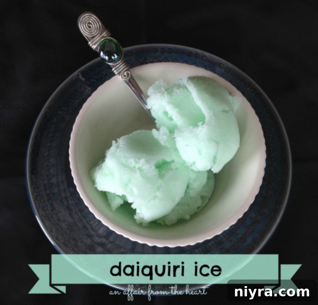 Homemade Baskin Robbins Daiquiri Ice 18 Another image of {copy cat} Baskin Robbin's Daiquiri Ice