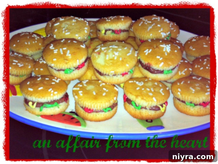 Original Hamburger Cupcake photo from 2012