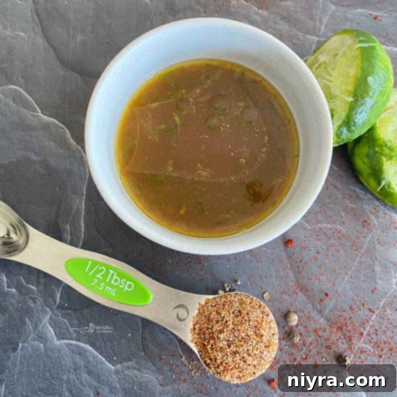 One Pan Shrimp Fajitas with Zesty Cilantro Lime Butter 7 Cilantro Lime Shrimp Fajita Marinade ingredients