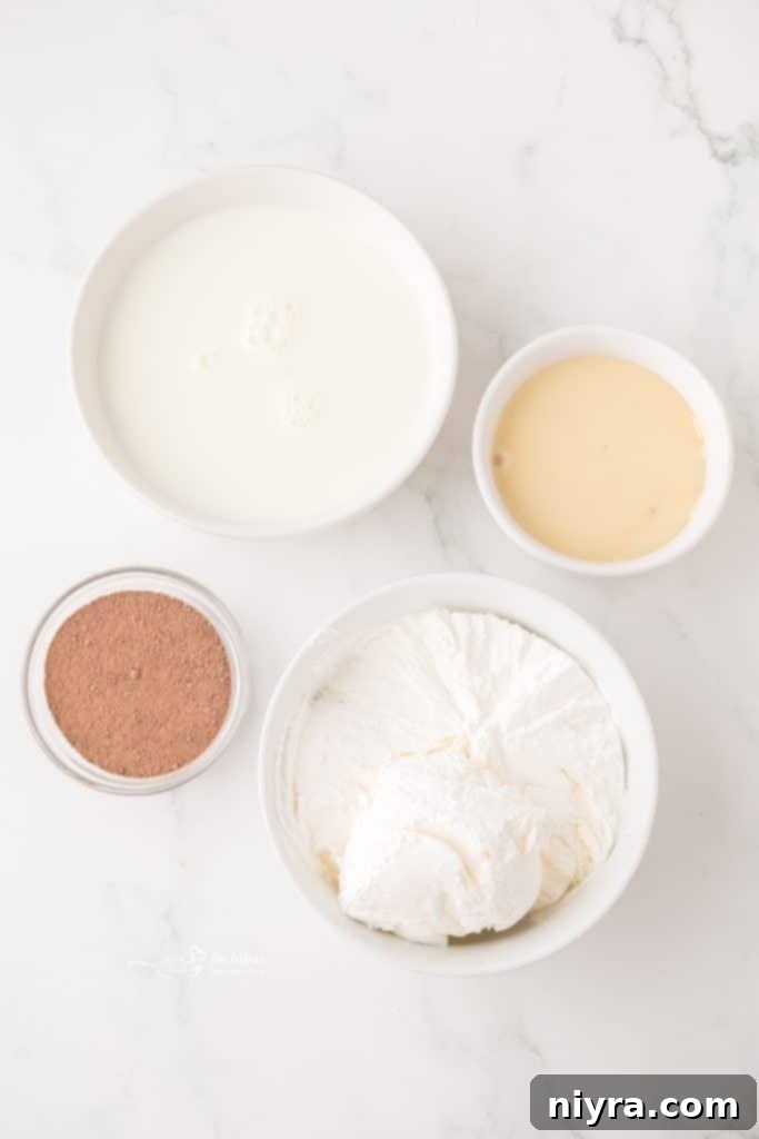 A vibrant, frosty glass of homemade Wendy's Frosty on a rustic wooden surface.